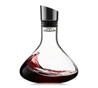 Decanter per vino rosso con ventilatore, decanter per vino, decanter in cristallo, decanter con aeratore integrato, bottiglia decanter per suoceri e amanti del vino (1500 ml)
