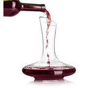 Decanter per vino rosso in vetro cristallo soffiato a mano, al 100% senza piombo, regalo e accessorio per amanti del vino Decanter