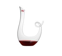 Decanter per vino spesso, Decanter for vino in cristallo senza piombo, collo di cigno, 35,5 cm/13,9 pollici, regalo for whisky e vino