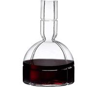 Decanter per vino spesso, Decanter in cristallo for whisky e vino rosso 1750 ml e 3200 ml rosso(Onecolor,S 1750ML)