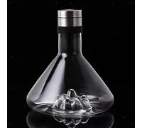 Decanter per vino Versatore trasparente Brocca di vetro Bottiglia di liquore