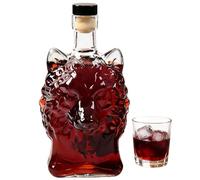 Decanter Per Whiskey Caraffa Da Cocktail In A Forma Di Testa Di Lupo