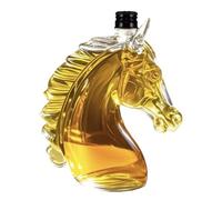 Decanter per whisky, 350 ml, a forma di testa di cavallo, in , per marito, papà, compleanno, festa del papà, San , feste, matrimoni