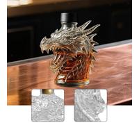 Decanter Per Whisky A Forma Di Testa Di Drago, Bottiglia Di Vino In Vetro