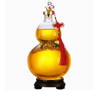 Decanter per whisky a forma di zucca, bottiglia in vetro senza piombo, regalo da collezione, barattolo sigillato per vino, per whisky, rum, tequila, liquori(3000ml)