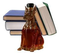 Decanter per whisky, bottiglia da whisky, 350 ml, da collezione, contenitore trasparente per liquori, decorazione per casa, bar, cucina, regalo per uomini, papà, compleanni, feste