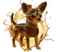 Decanter Per Whisky - Bottiglia Di Liquore A Forma Di Cane, Bicchieri In | Contenitore Per La Conservazione 'alcool In Figurine Di Animali Intagliati A Mano 3D, Espositore Decorativo Per Bar