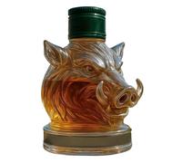 Decanter per whisky - Bottiglia di liquore da 6,69 pollici | Dispenser di alcol in - Contenitore decorativo da 320 ml per bourbon, vodka, tequila, brandy, feste, matrimoni, compleanni e uso nel