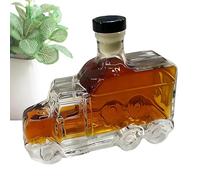 Decanter Per Whisky - Bottiglia Di Whisky A Metà Camion, Bottiglia Di Per Auto Classica Da 375 Ml, Set Per Auto Per Whiskys Con Tappo Divertente | Contenitore Per Liquori Vintage Con Tappo Per