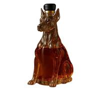 Decanter per whisky - Contenitore a forma di cane da 350 ml, decanter per liquori, 15 x 6 x 10 cm, per casa, papà, uomini, bar, cucina, sala da pranzo, festa di compleanno, matrimonio, vacanza