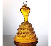 Decanter per whisky da 1000 ml, decanter per whisky con animali divertenti, set di bottiglie di vetro uniche, per uomini, papà, marito, accessori per bar di casa(A)