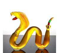 Decanter per whisky da 1000 ml, decanter per whisky con animali divertenti, set di bottiglie di vetro uniche, per uomini, papà, marito, accessori per bar di casa