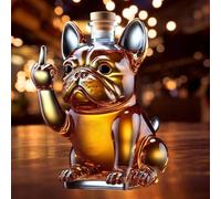 Decanter Per Whisky Da 300 Ml, Divertente Statua Artistica, Decanter Creativo Per Vino Rosso, Bottiglia Di Vetro Con Scultura Di Animali, Regalo Di Natale Per Papà E Fidanzato(3)