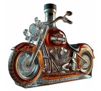 Decanter per whisky da 325 ml a forma di motocicletta - Regalo a sorpresa per gli appassionati di moto, dispenser in vetro unico per