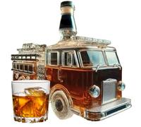 Decanter per whisky, decanter per whisky a forma di auto, statua d'arte, dispenser di alcol originale per soggiorno, bar, feste, regalo