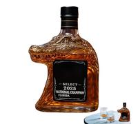 Decanter per whisky, dispenser di alcol, contenitore creativo in per liquori, cocktail, acqua, soda, aceto, olio, vino, bar, bevande, caraffa classica, set regalo per uomo, bottiglia di birra