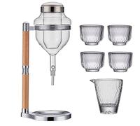 Decanter per whisky refrigerato, dispenser per vino e ghiaccio, con ditale