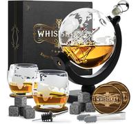 Decanter per Whisky - Set Whisky Regalo - Idee Regalo Uomo Compleanno - Globe De