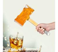 Decanter per Whisky,Taxually Caraffa per Whisky in Vetro 400ML Regali per Uomini e Donne - Decanter di vetro per Gin, Rum, Scotch, Liquore, Bourbon, Vodka