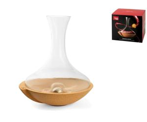 Decanter Swirling Vacuvin In Vetro Con Accessorio Base