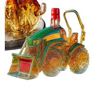Decanter Tequila, bottiglia di vino a forma di trattore 3D, decorazione per la casa e vetrina familiare per gli amanti delle bevande