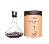 DECANTER TOPOGRAPHIC MONTE BIANCO TOPO-C-B ALASKAN MAKER TRANSPARENT