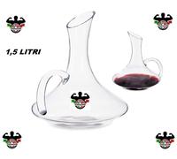 DECANTER VINO CON MANICO BOTTIGLIA IN VETRO SUPERIORE 1,5 LT MCPC 2026