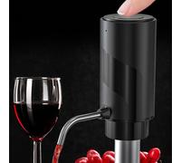 Decanter vino elettrico nero moda e bellezza design curva a forma di liquore