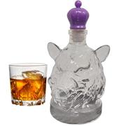 Decanter vino, statua d'arte statue di whisky, distributore artistico di alcol parabebidas vodka brandy tequila scaffale armadio soggiorno ristorante cena d