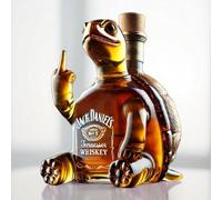 Decanter Whisky - Art Scultura Statua, Statua Di Un Divertente Decanter Per Whisky A Forma Di Animale, Nuovo Set Di Bottiglie Di Vino In Vetro Uniche Del 2025, Scultura Decorativa(Turtle)