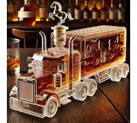 Decanter Whisky, Bottiglia Decanter Per Whisky Da Camion, Bella Scultura Meccanica, Regalo Statua Perfetto, Vetro Fatto A Mano(A)