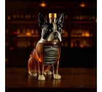 Decanter Whisky, Bottiglia Di Whisky A Forma Di Bulldog Francese, Decanter For Whisky A Forma Di Dito Medio, Regali Divertenti, Set Di Decanter For Vino Unici For Uomo.(E)