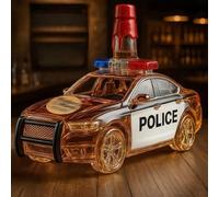 Decanter Whisky, Bottiglia Di Whisky E Vino A Forma Di Auto Della Polizia, Per La Conservazione Di Liquori, Decanter Per Whisky In Vetro 3D, Bottiglie Di Vino Vuote A Tema Auto Creativa(C)