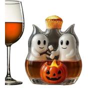 Decanter Whisky di Halloween - Scheletro Decanter | Bottiglia di liquore | Bottiglia di vino statua in | Skulls Halloween Pumpkin Ghost Decoration Flask Statue for Men Women Whisky Lovers Family