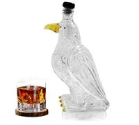 Decanter Whisky Eagle - Bottiglia di Whisky Eagle, contenitore da collezione a forma di animale, per degustazione di birra, decorazione domestica, matrimonio, festa del papà, evento