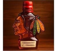 Decanter Whisky, Escavatori, Statua Di Un Capo Tribù Con Decanter Per Whisky, Capo Eroico, Cultura Brillante, Scultura Di Una Testa Umana, Produzione Di Vetro Senza Piombo Fatto A Mano