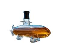 decanter whisky mivceklw, bottiglia di vino sottomarino, decorazione unica del bar, decorativo artigianale, design a perdita di perdite per feste, bar, viaggi, lavaggio per la casa, 1 pezzo