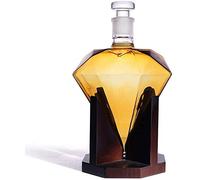 Decanteri per liquori Set decanter for whisky con vetro borosilicato senza piombo e senza BPA da 750 ml o 1000 ml(1000ML)