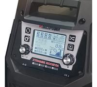 Decapower Attrezzatura per saldatura post a saldare 200A MIG con gas e senza gas MAG MMA TIG filo imbottito 4 in 1 mig con accessori (Forma 2 Pack2)
