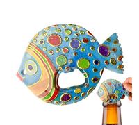 Décapsuleur en forme de poisson - Autocollant magnétique, Outil pour réfrigérateur | Décapsuleur manuel créatif, Autocollant mural pratique, Aimant pour décapsuleur à bière fantaisie, Gadget compact e