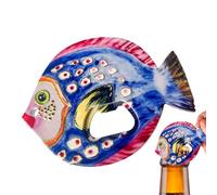 Décapsuleur en forme de poisson - Autocollant magnétique, Outil pour réfrigérateur | Décapsuleur manuel créatif, Autocollant mural pratique, Aimant pour décapsuleur à bière fantaisie, Gadget compact e