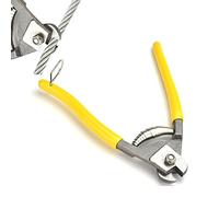 DECARETA Tagliacavi Acciaio Tagliacavi da Bicicletta Taglia Cavi in Acciaio con Impugnatura Ergonomica in PVC Taglierina per cavi Taglia Corda d'acciaio Tagliare il Diametro Fino a 4mm