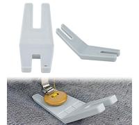 DECATETA - Piedino per macchina da cucire, in plastica, per macchina da cucire, per punto dritto, 2 pezzi