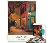 Decatur Georgia Puzzle per adulti da 1000 pezzi | Giochi rilassanti e stimolanti da completare Regali unici per compleanno e Natale 52x38cm