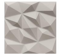 Deccart Pannelli Decorativi Per Pareti 3D 50x50 cm XPS - Cashmere, 5 m² | 20 Pezzi, Pannelli Murali, Pannello Decorativo Parete, Rivestimento Parete in Polistirolo, Pannello murali per interni