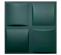 DECCART | Pannelli Decorativi Per Pareti 3D | Pannelli Murali | Pannello Decorativo Parete | Polistirolo PSE | 50x50 cm Pled, Verde,2m2