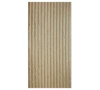 Deccart - Pannelli murali decorativi per pareti 100x50 cm - Pannello decorativo 3d - polistirolo da parete soffitto - 3d wall panel - Decorazione muro - lamelle di legno - 2m² (4 pezzo)