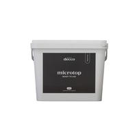 decco MicroTop Pronto all'Uso Medio (20KG). Copre 30m². Microcemento pronto all'uso a grana media - Per decorare pavimenti e pareti. Colore: Marrone Caramello