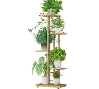Decdeal Scaffale per Fioriera a 5 Livelli,Scaffale Porta Piante,Scaffale per Vasi da Vaso,Supporto per Fioriera in Metallo,Scaffale per Stoccaggio Resistente per Piante