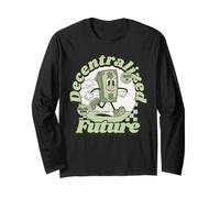 Decentralized Future Crypto Up Dollar down DeFi Maglia a Manica